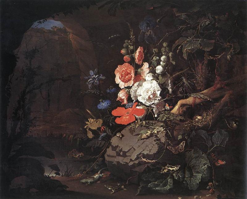 MIGNON, Abraham The Nature as a Symbol of Vanitas ag oil painting picture